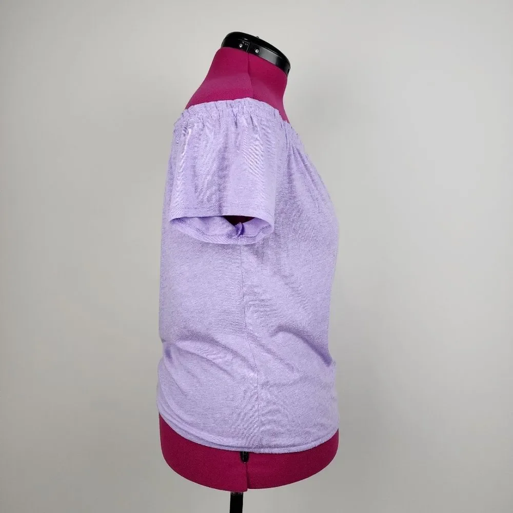The Children's Place Violet Short Sleeve Off Shoulder Top Girls Size XXL (16)